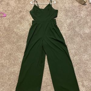 Green jumpsuit